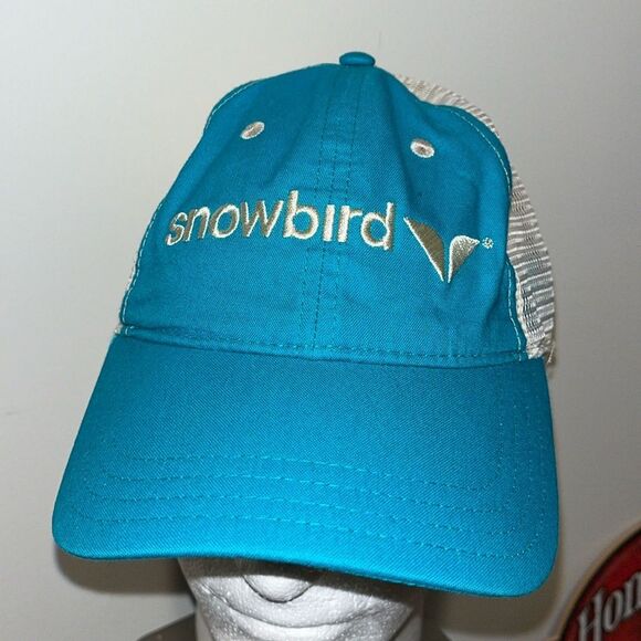 Wow Snowbird Utah Snapback Trucker Hat Ski Resort Baseball Cap Snowboarding ⛷️ - Picture 1 of 4